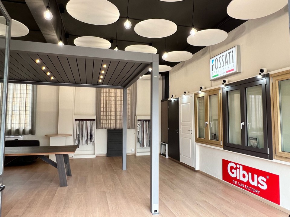 All'interno dello showroom di Stradella