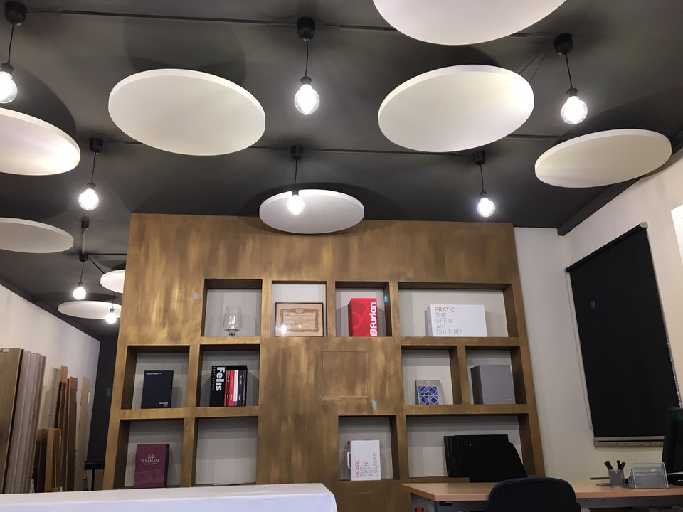All'interno dello showroom di Corso XXVII Marzo